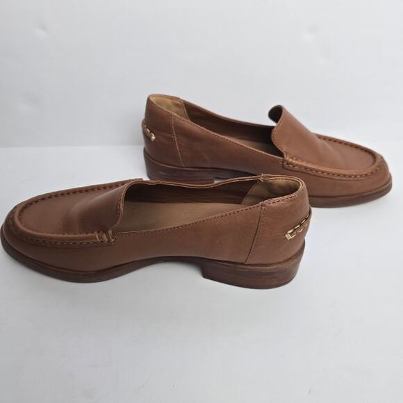 Everlane Women’s Leather Loafers Brown Classic Slip-On Shoes Size 5 Minimalist - Picture 3 of 6